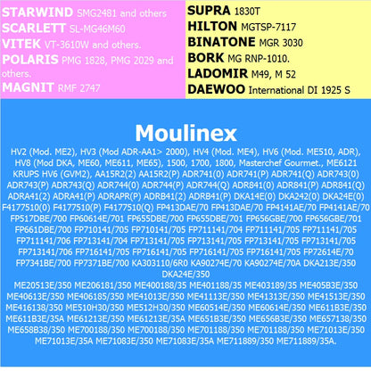 TASP Meat Grinder Blade Mincer Knife MS-0926063 Spare Parts for Moulinex HV2 HV3 HV4 HV6 DKA1 DKA2 Vitek VS010 VT-3610 3611 1PC