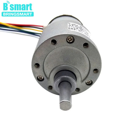 Bringsmart JGB37-520B Encoder Gear Motor DC 12 volt Encoder Disk A/B Phase Output Micro Electric Intelligent Parts Customized