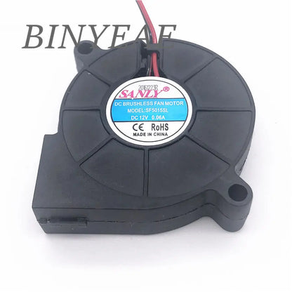 SANLY SF5015SL SF5015SM 12V 0.06A 0.08A 5cm 5015 50x50x15mm Industrial Blower For Humidifier Server Cooling Fan 2PIN