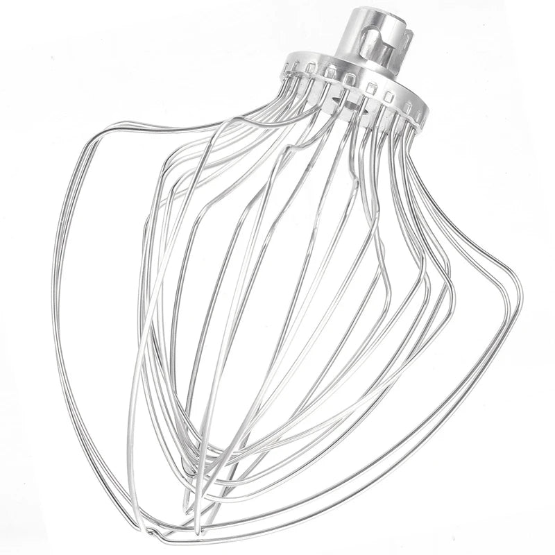 For KitchenAid Mixer 5K7EW Vertical Mixer Wire Whip, 7QT Mixer Stainless Steel Wire Whip KN211WW