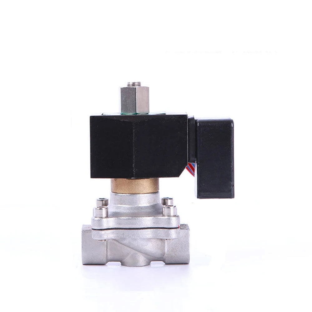DN10 Normally Open Solenoid Valve Water Stainless Steel 3/8" Electric Valve IP65 Fully Coil 12V 24V 220V