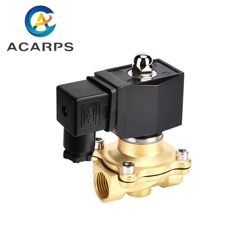 1/2 inch 2 Way IP65 Solenoid Valve 220V 12V 24V 110V Brass Normally Closed / Open Solenoid Valve