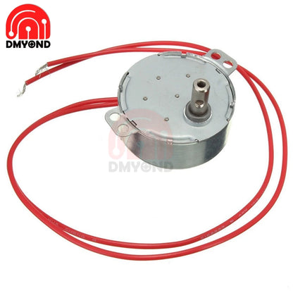 Pro TYC 50 12V 4W 50/60Hz Synchronous Motor 5/6RPM CW CCW Microwave Turntable for Heater/Fan/Christmas Tree /Air Conditioner