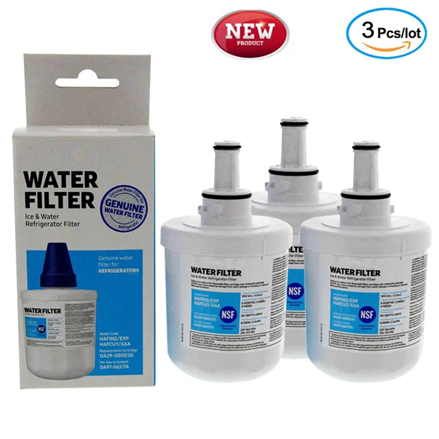 Replacement Refrigerator Water Filter Compatible with Samsung DA29-00003G / DA29-00003B / DA29-00003A / HAFCU1