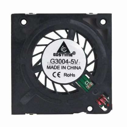 3004 Slim Micro Blower 30mm 5V 2Pin Hydraulic 30x30x4MM 3CM DC Cooling Fan for 3D Printer Humidifier Mini Projector RC Model