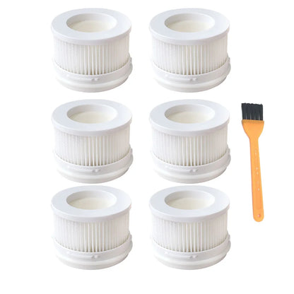 HEPA Filter Main Rolling Brush Compatible with Xiaomi Mijia 1C / K10 MJWXCQ04ZM SCWXCQ02ZHM Handheld Wireless Vacuum Cleaner Roller Brushes