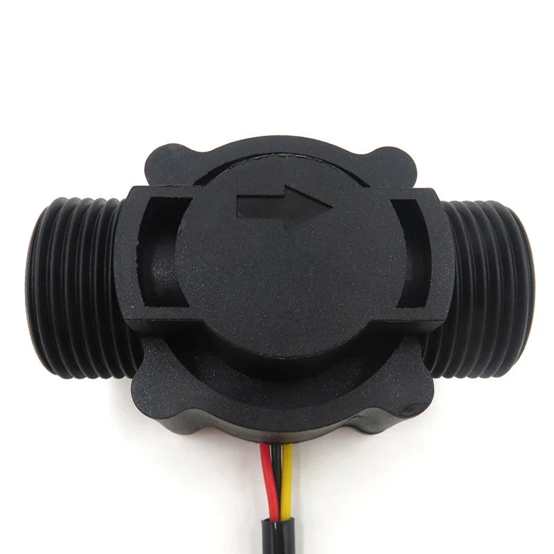 3/4" Water Flow Sensor 2.0MPa Hall Sensor Turbine Flowmeter DC5~18V Control Liquid Flow