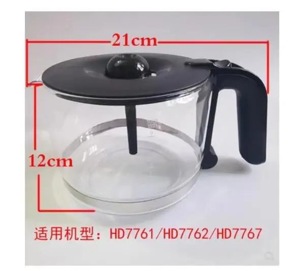 HD7767 Suit Compatible with Philips HD7767HD7761/HD7762 Household Drip Coffee Maker Household Cafe Pot Glass Coffee Machine Coffee Cup