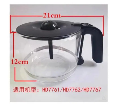 HD7767 Suit Compatible with Philips HD7767HD7761/HD7762 Household Drip Coffee Maker Household Cafe Pot Glass Coffee Machine Coffee Cup