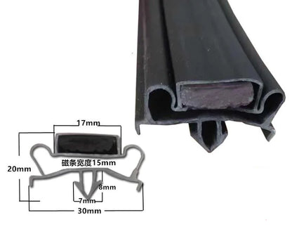 Refrigerator Door Seal — 2M — PVC Magnetic
