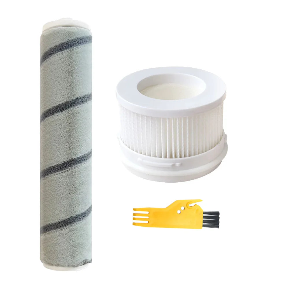 HEPA Filter Main Rolling Brush Compatible with Xiaomi Mijia 1C / K10 MJWXCQ04ZM SCWXCQ02ZHM Handheld Wireless Vacuum Cleaner Roller Brushes