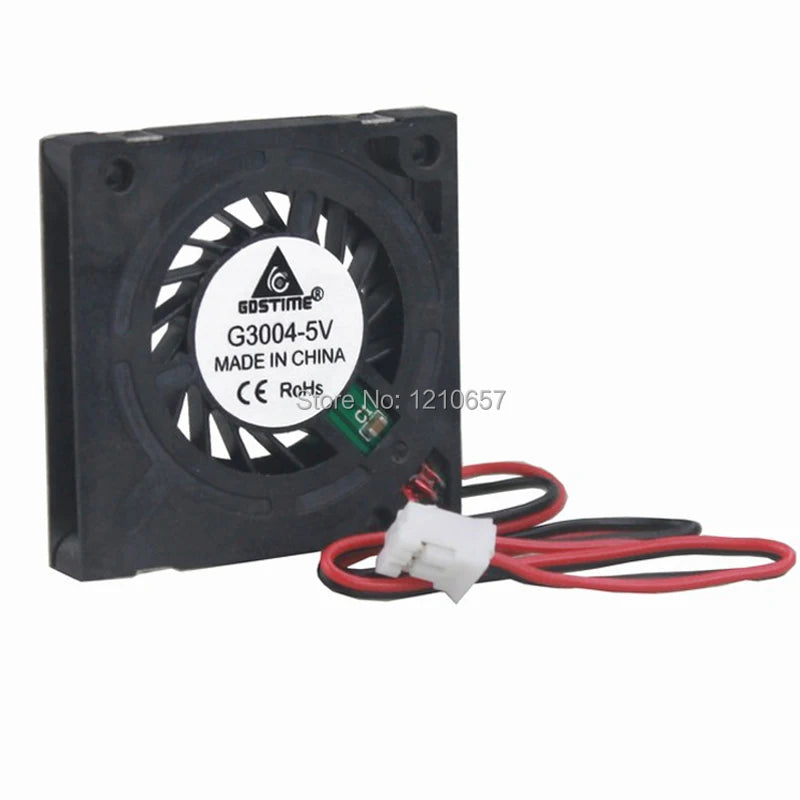 3004 Slim Micro Blower 30mm 5V 2Pin Hydraulic 30x30x4MM 3CM DC Cooling Fan for 3D Printer Humidifier Mini Projector RC Model