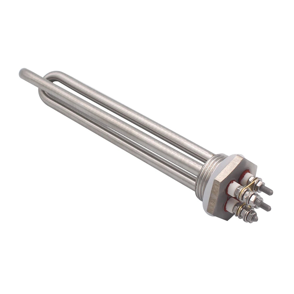 Heating Element 12v 24v 36v 48v 300W 600W SUS304 DN25 DC Immersion Water Solar/Electric Tubular Heater