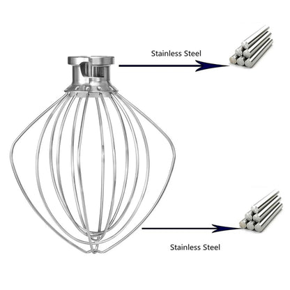 Stainless Steel Balloon Wire Whip Mixer Attachment for Kitchenaid K45WW Flour Cake Food Balloon Whisk Egg Cream Kitchen Tool