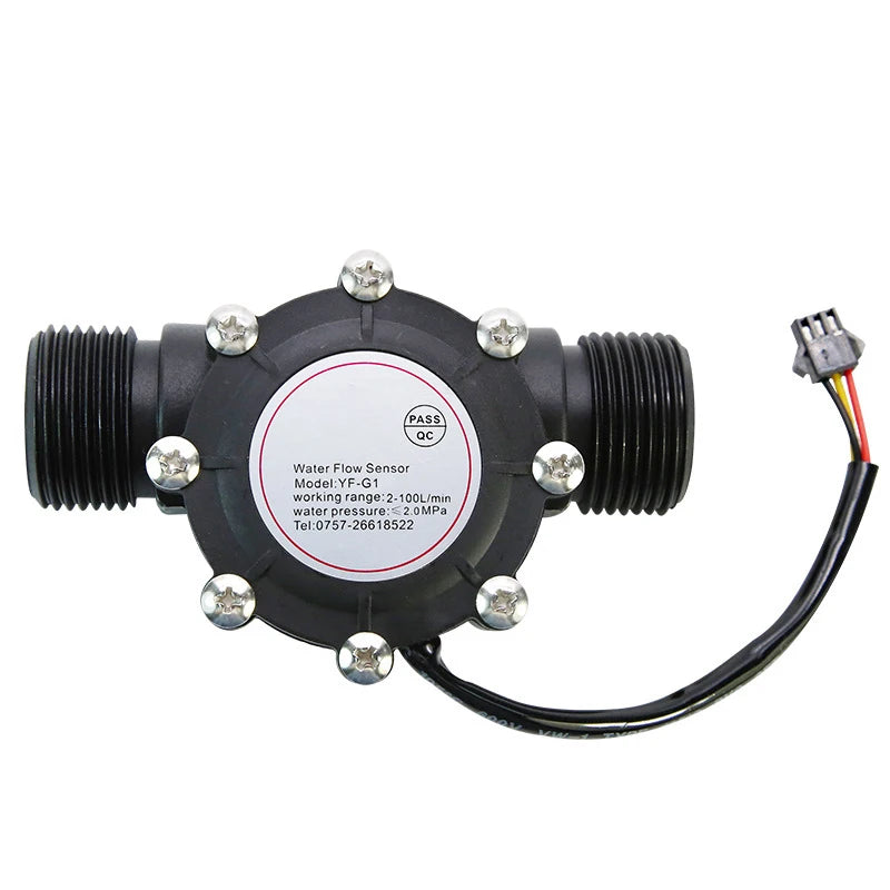 1/2" 3/4" 1" 1-1/4" 2“ ”DC 5-18V Water Flow Sensor Flowmeter Hall Flow Sensor Water Control Liquid Flow 2.0MPa Sensor Switch