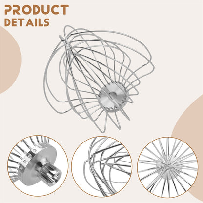 [ABZD] KN211WW Stainless Steel 11-Wire Whip Attachment for Kitchenaid Bowl Lift Mixer 7QT Bowl Replacement Egg Beater Whisk