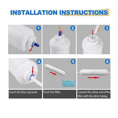 Inline Refrigerator Water Filter — DA29-10105J / Pcs-A68X Reference — 4 Pack