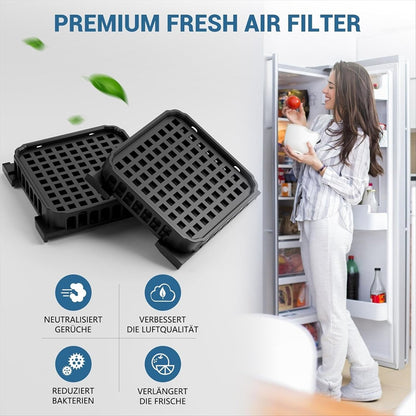 Replacement Refrigerator Air Filter — A75K / 9096989 / 988246000 / 7440021-00 Reference — 3 Pack