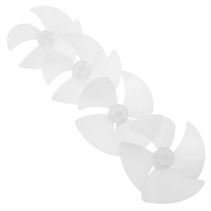 4Pcs Replacement Plastic Part for Microwave Oven Cooling Fan Motor Electric Motor Fan Blade Fit Heavy Duty Low Noise