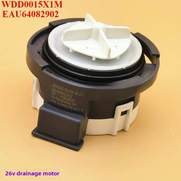 Drainage Motor EAU64082902 26V Washer Parts Compatible with LG Washing Machine Drain Pump Assembly WDD0015X1M BLDC