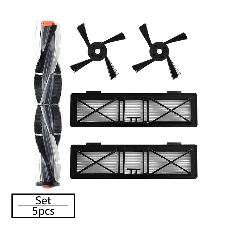Side Brush Filter Main Roller Brush for Neato Botvac D Series D3 D4 D5 D6 D7 D8 D9 D10 D75 D80 D85 Robot Vacuum Cleaner Parts