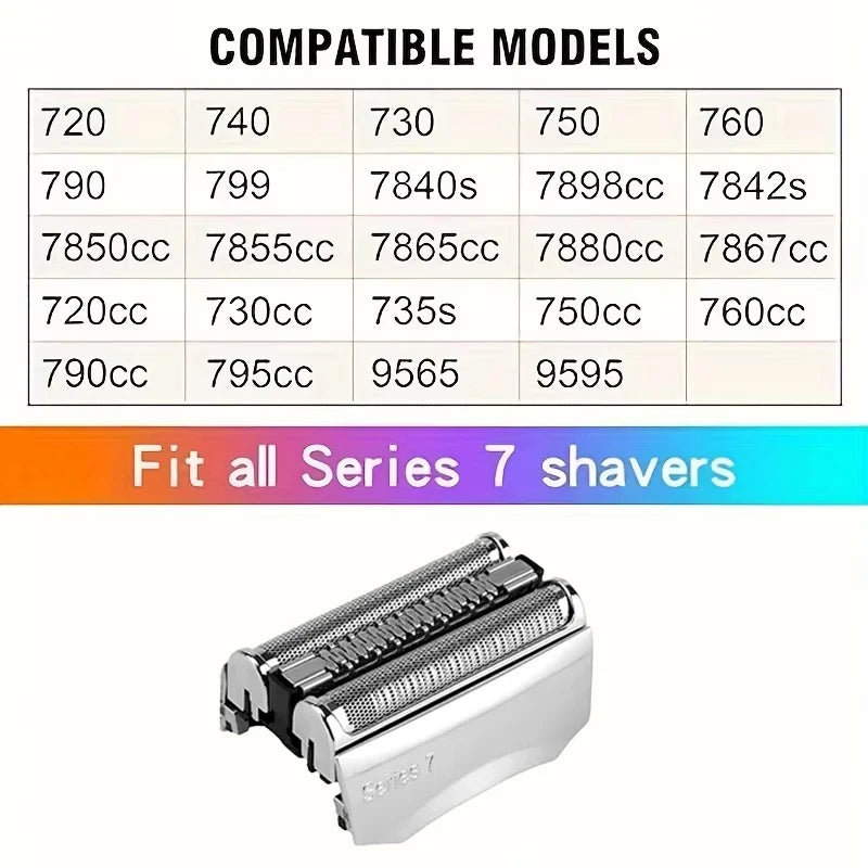 70S / 70B Replacement Shaver Heads Compatible with Braun Series 7
