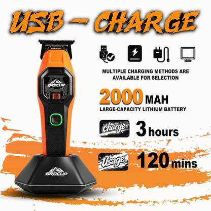 Cordless Hair Trimmer — BRD-2601 / BRD-2602 / BRD-2603 Options