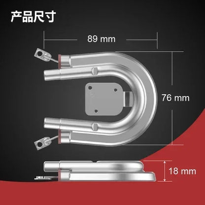 220V 600-1000W Coffee Machine Heating Element Aluminum U-shaped Heater for Tea Machine Coffee Maker Electric Heating Tube Parts