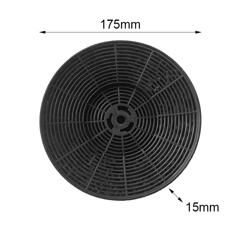Kitchen Filter Range Hood Activated Carbon Filter 175*175*15mm Filter Efficient Smell Control Kitchen Range Hoods Remains Fresh