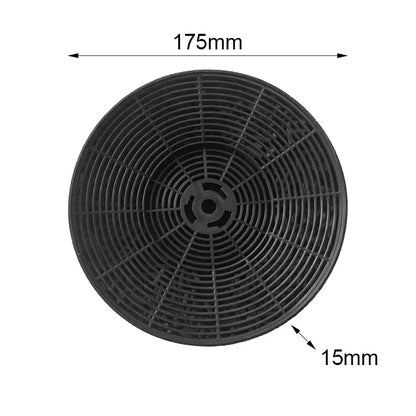 Kitchen Filter Range Hood Activated Carbon Filter 175*175*15mm Filter Efficient Smell Control Kitchen Range Hoods Remains Fresh