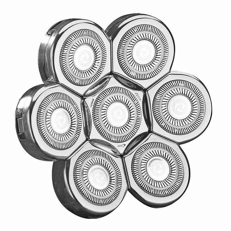 7D Blade Head Replacement Shaver Head Spare 7 Cutter Floating Head 7D Independently Beard Electric Razor Head