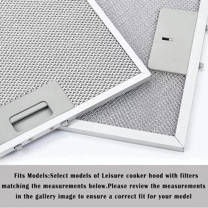Range Hood Filter Exhaust Grease Filter 370*270mm Sliver Filter For Kitchen Exhauster Cooking Cleaning Supplies Parts