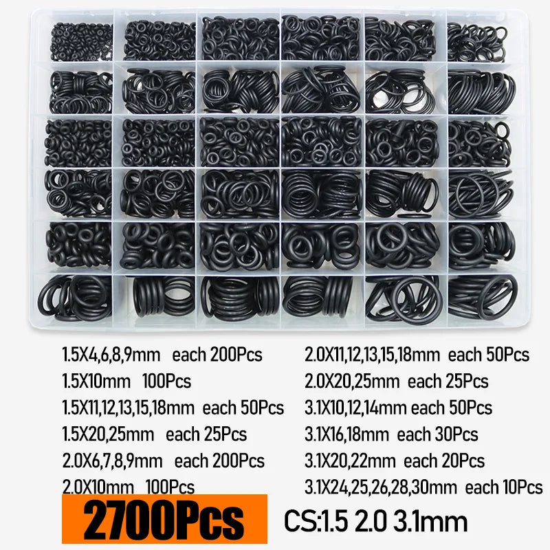 Up to 3230p O-ring Rubber NBR Seal Washer O Ring Kit Repair Faucet Pipe Car Plumbing Gasket High Temperature Oring