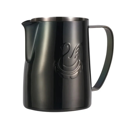 1Pc 600ml Milk Jug Steaming Frothing Pitcher Stainless Steel Non-Stick Pull Flower Cup for Coffee Cappuccino Latte