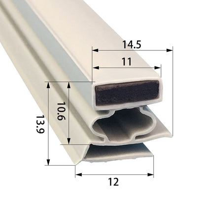 Refrigerator Door Seal — 2.5M — PVC Magnetic