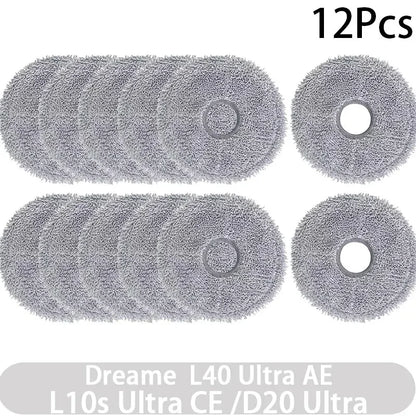 For Dreame L40 AE/L10s CE/D20 Vacuum Cleaner Accessories Main Brush Edge Brush Cloth Dust Bag Filter Screen