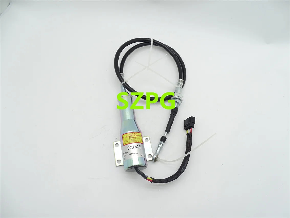 For 24V Solenoid valve 11110030 Compatible with Volvo L70C L90C L120C L150C L180C L330C Diesel
