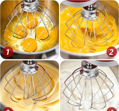 K45WW 6 Wire Whip Steel Wire Whisk Fit KitchenAid 4.5&5 Quart Tilt-Head Artisan Stand Mixer