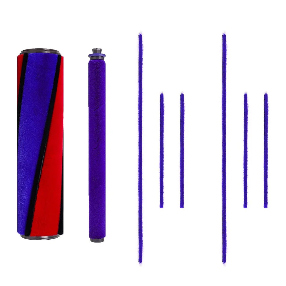 For Dyson V6 V7 V8 V10 V11 Soft Roller Brush Soft Plush Strips Roller Brush Bar Vacuum Cleaner Replacement Accessory Floor Brush