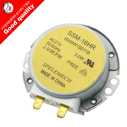 NEWEST Microwave Oven Synchronous Motor Tray Motors SSM-16HR AC 21V 3W 50/60Hz for LG Microwave Oven Parts