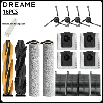 For MOVA Z60 Ultra/Pro Roller Complete Replacement Accessories Parts Main Side Brush Filter HEPA Roller Mop Cloth Bag.