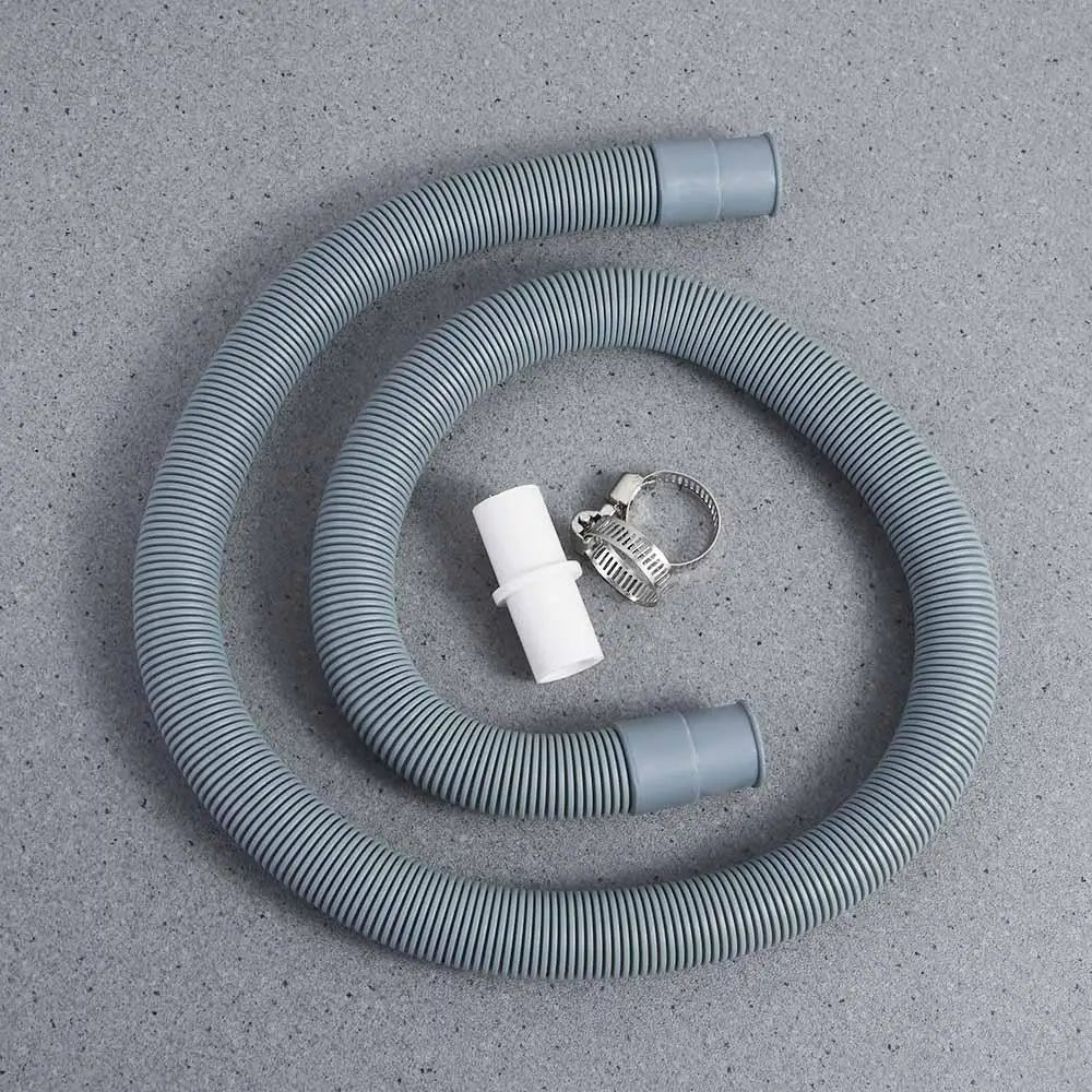 Washing Machine Dishwasher Drain Waste Hose Extension Pipe Kit 1/2/3M