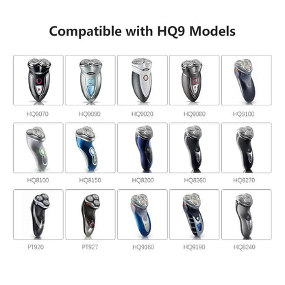 HQ9 Shaving Replacement Blades Compatible with Philips HQ9070 HQ9080 HQ8240/8260 PT920 8140XL 8150XL 8160XL Heads