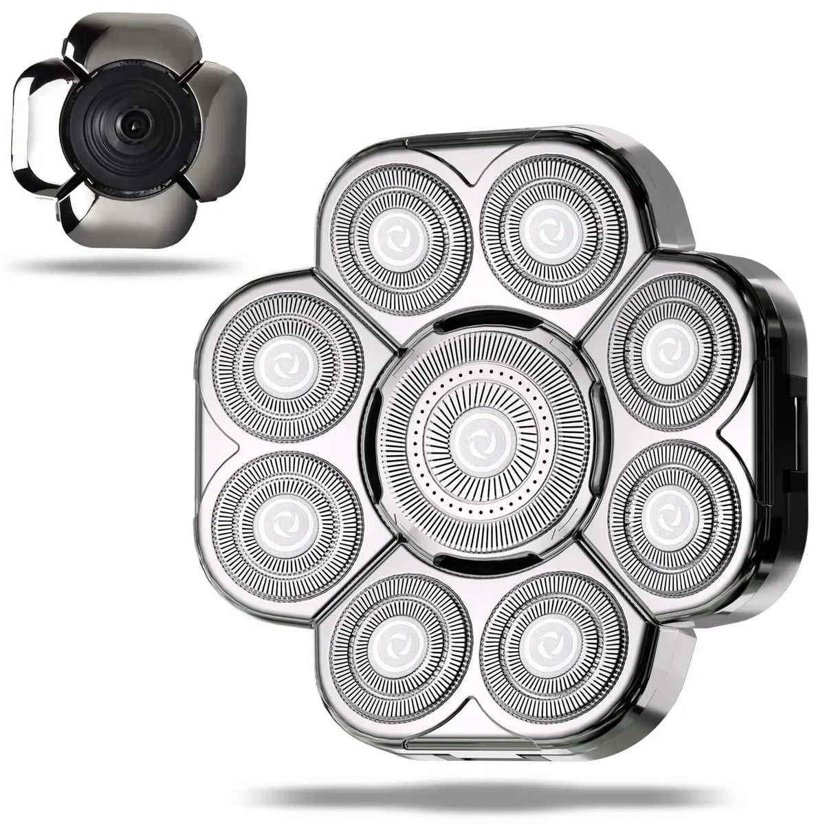 Replacement Head Shaver Replacement Blades, Bald Men Stainless Steel Rotary Blades for Electric Head Razor