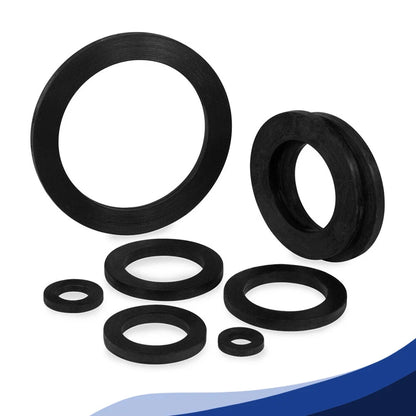 BSP NBR Rubber Washer 1/8" 1/4" 3/8" 1/2" 3/4"-2" Nitrile Hose Gasket Thick 1.4-3.5mm for Washing Machine Shower