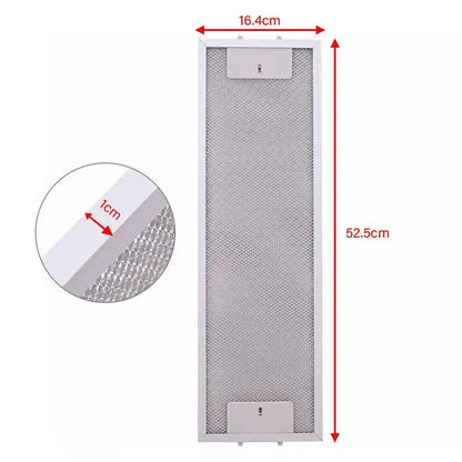 Easy To Install Aluminum Filter Range Hood Filter 525 * 162 * 9mm Replacement Filters Optimal Maintenance