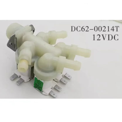 Compatible with Samsung drum washing machine inlet valve DC62-00214N（220V/240V 50/60HZ） DC62-00214T（12V）solenoid valve