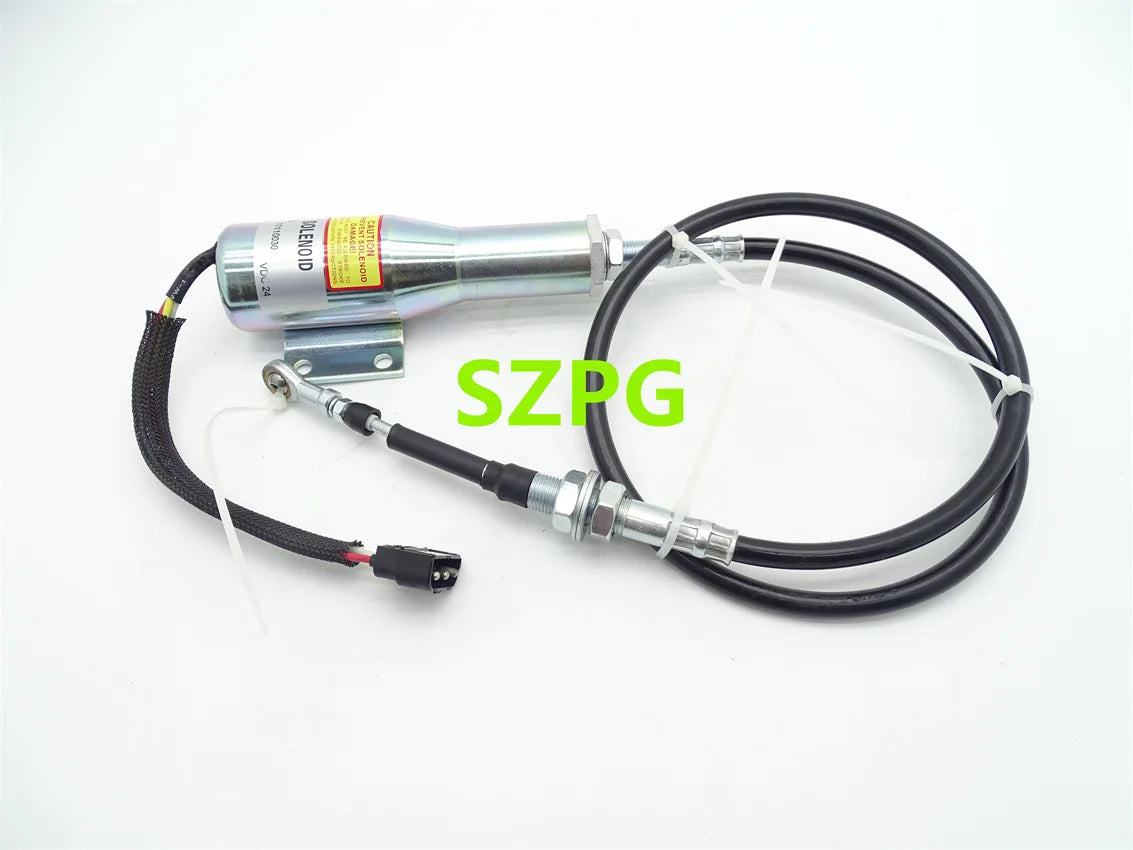 For 24V Solenoid valve 11110030 Compatible with Volvo L70C L90C L120C L150C L180C L330C Diesel