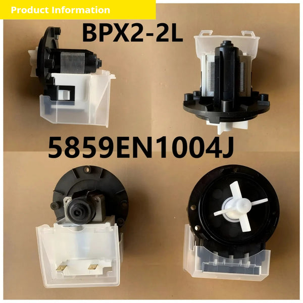 1PC Compatible with LG Drum Washing Machine Drain Pump Motor 5859EN1004J BPX2-2L