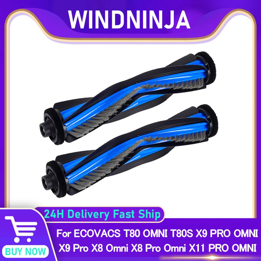 Main Brush For ECOVACS T80S Pro / T80S / X9 Pro / X11 PRO OMNI / T50 MAX Robot Vacuum Parts Roller Brush Accessories